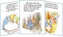 BEATRIX POTTER PETER RABBIT SHOWER BIRTHDAY PARTY TENT CARDS TABLE DECORATIONS