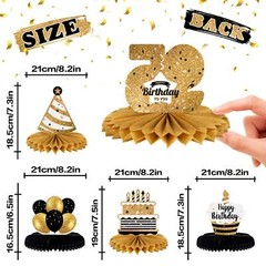 Happy 95th Birthday Honeycomb Centerpieces Cheers to 95th Birthday 95 Years Old