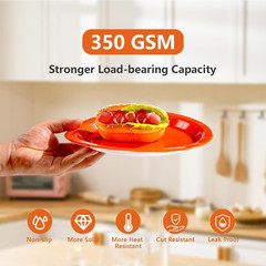 96Pcs Orange and Black Graduation Party Decorations Orange and Black Plates and