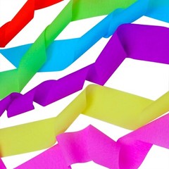 Crepe Paper Craft Streamers Decorative Paper Strip for Various Party Birthday