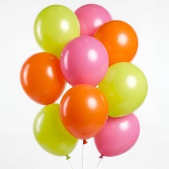 , Pink, Orange + Green Balloon Pack – 24 Latex Balloons | Summer Tropical Par…