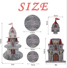 Medieval Castle Cupcake Stand Medieval Knight Birthday Party Decorations 3 Tiere