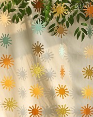 Sunshine Garland 2 Pcs Blue Brown First Trip Around the Sun
