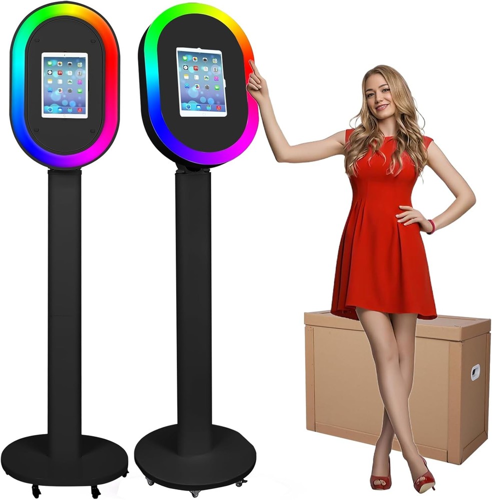 Photo Booth Machine for iPad &Photo Booth Printer Stand for Wedding Party Event