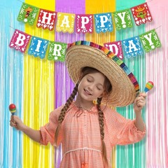 Tinsel Foil Fringe Curtains – 2Pcs 3.2×8.2ft Pastel Colourful Photo Backdrop …