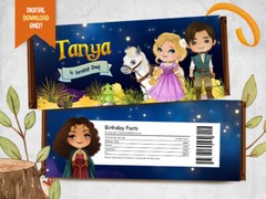 Rapunzel DIGITAL Birthday Bundle, Princess Party Bundle, Party Pack – YOU PRINT