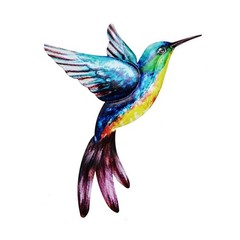 Decoration Hummingbird Crafts For Garden Hanging Indoor Metal Ornament