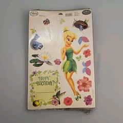 Tinker Bell Disney Fairies Birthday Party Moveable Sticker B-day – Lot of 2