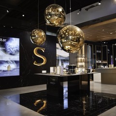 Yescom 2PCS 20″ Big Shiny Inflatable Mirror Ball Giant Reusable Hanging Gold