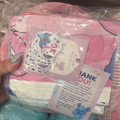 DUMBI Stitch Party Decoration Kit, Pink Plastic & Paper, Lilo & Stitch Theme