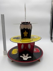 Mickey Mouse 2nd Birthday Party Centerpiece & Cupcake Stand Decoration Set