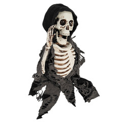 15 3/4″ Hanging Waving Skeleton Reaper Creeper Halloween Decoration – ATC