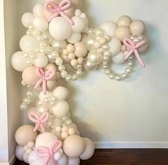 Pearl White Linking Balloons, 100PCS 6 Inch Pearl Color Quick Link Balloons f…