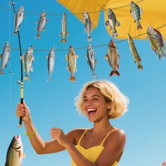 Fish Shape Hanging Decoration Ceiling Ornament For Birthday Party Decoration