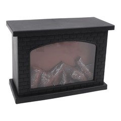 Compact LED Fireplace Lamp with for real Flame Effect for Living Room Decor