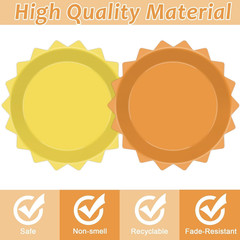 48Pcs First Trip around the Sun Boho Sun 1St Birthday Decorations – Paper Plates