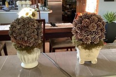 12-PC Real Pinecones Forest Pine Tree Seeds Fall / Winter Decorations 2.5″L #507