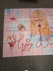 Taylor Swift Cloth Tapestry Happy Birthday Banner Flag Large 3×5 Ft Free Ship