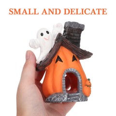 5PCS Fish Tank Decor Halloween Betta Holiday Decorations Pumpkin House