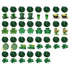 St. Patrick’s Day Party Decorations,30 Pcs Irish Shamrock St. Patrick’s Day H…