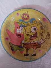 SpongeBob Happy Birthday Kit – Balloons, Banner, Large And Small Plates Etc