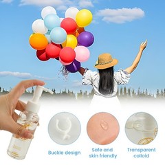 Helium Balloon Protection Fluide Bottle with Pump,Effective Hi-Float Balloons…