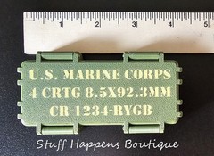 Customizable Marine Corps Tactical Ration Box – 3D Printed Box w/ Crayons
