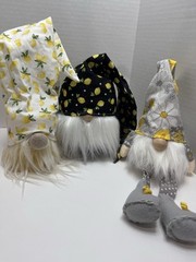Summer Sunflower Gnome Plush Doll Spring Gnomes Bees Day Easter Party Lot Of 3