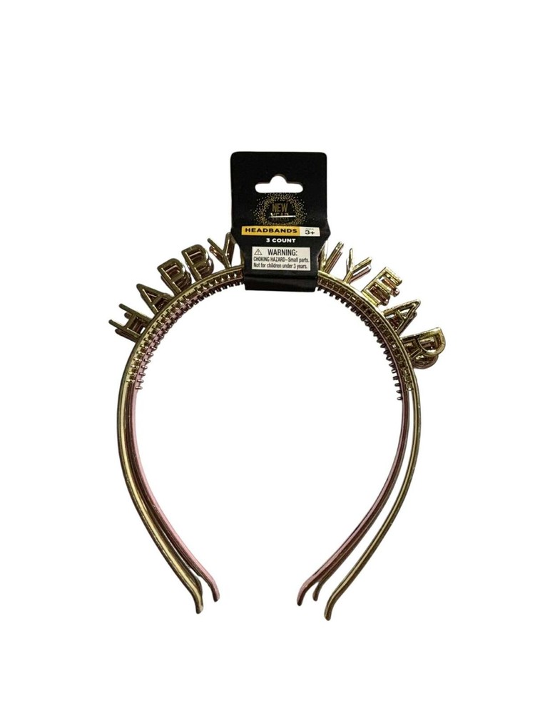 Happy New Year Headband 2023 New Year Headband New Year HairHoop Hair Band