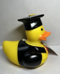 2024 Graduation Rubber Duck with You Did It sign 3.5 inches