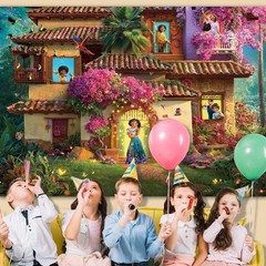 7x5FT Magic House Backdrop – Enchanting Party Decor for Birthday Celebrations