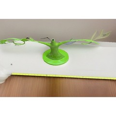 Lime Green Metal Tree Branches Display Money Gift Cards Ornaments Scrooge