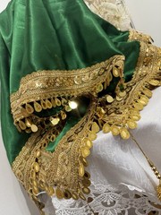 Green Destmal for Afghan Engagement Handmade Traditional