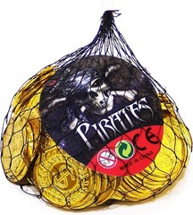 Pirate Gold Coins Plastic Set of 100,Play Gold Treasure Coins for Play Favor …