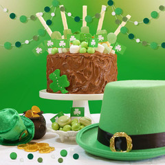 8.2 Ft 3 Pcs St Patrick’S Day Pom Pom Garlands Decor Assorted Sizes Felt Ball Ba