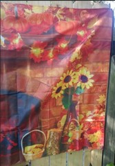 Thanksgiving Backdrop Thanksgiving Party Decorations Banner Grommeted 72″ x 43″