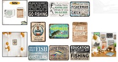 Engaging Fishing Theme Decorations – 9 PCS for Joyful Birthday Celebrations
