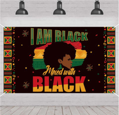 72x43in Happy Black History Month Backdrop African American Decoration Party Ban