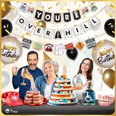 Over The Hill Birthday Decorations, Over The Hill Decorations Funny 50th Birt…