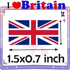 500PCS Union Jack Flag Stickers British Flag UK London England Theme Birthday