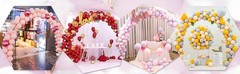 Chamvis Balloon Arch Kit, 9FT Height & 10FT Width Adjustable Balloon Arch Stand