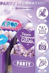 30 Pcs Demon Hunters Birthday Decorations Photo Booth Props Set, Cute Korean …