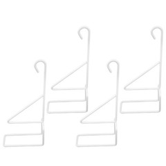 4pcs Fence Hooks: Wrought Iron Planter Hangers for Hanging Lanterns Baskets,