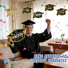 13Pcs Graduation Yard Signs Class of 2026 Large Congrats Grad Sign with Stakes &