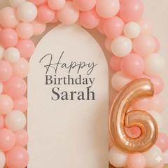 Name is Age Personalised Stickers For Sail Board | Birthday Signs Vinyl Decal