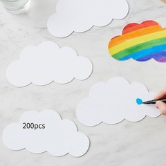 Cloud Paper Cutouts Cloud Shapes Die Cuts for Wall Classroom Bulletin Board