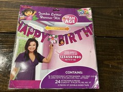 2012 Dora The Explorer Nickelodeon Jumbo Letter Banner Kit New