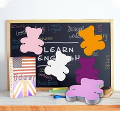 108 PCS Bear Shape Paper Cutouts Assort Colors Classroom Decor 4.65×4.21in