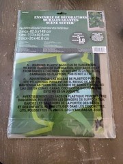 MILITARY CAMOUFLAGE WALL POSTER DECORATING KIT (5pc) ~ Birthday Party Supplies