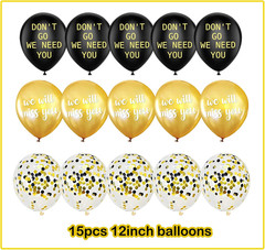 Farewell Party Decorations Kit We Will Miss You Banner Going Away Party Set
